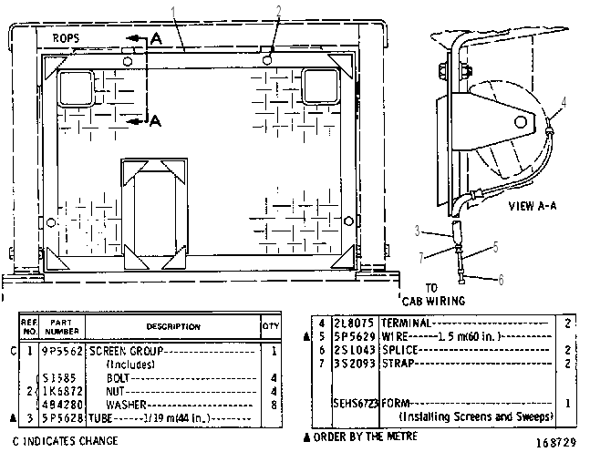 PROTECTIVE SCREEN GROUP 8P0236 CAT