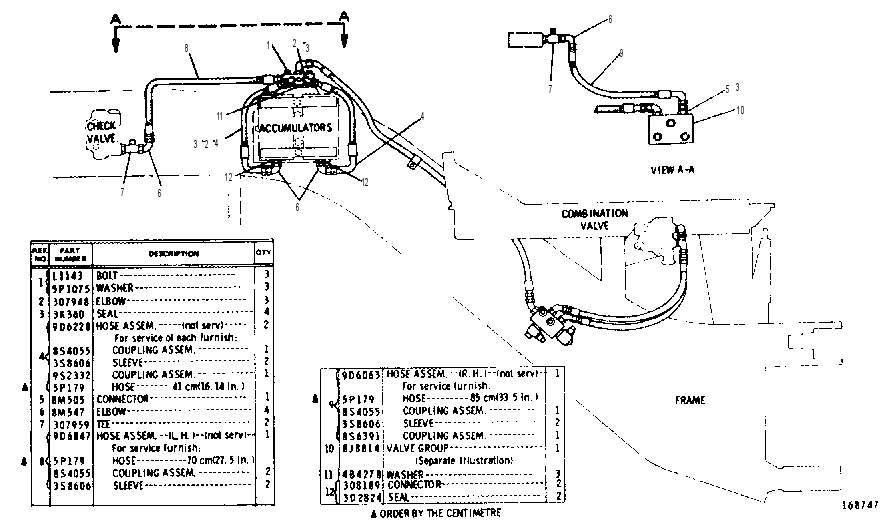 ACCUMULATOR LINES GROUP 2G9405 CAT