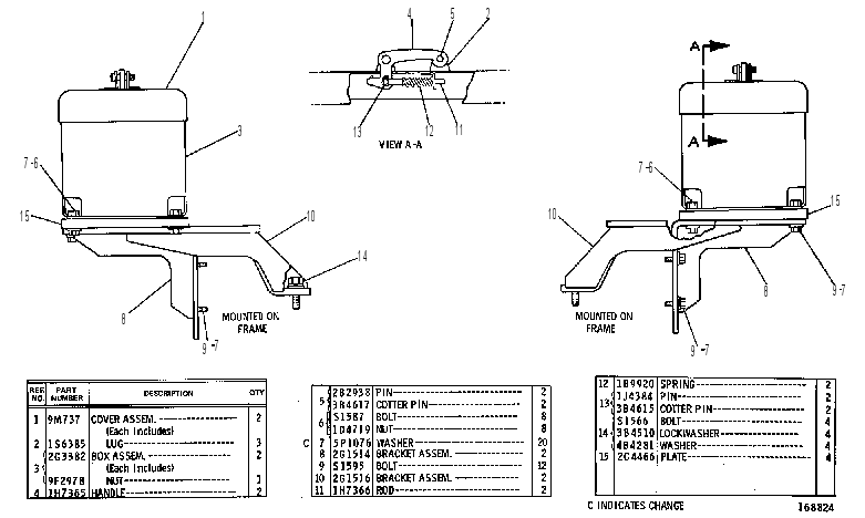 BATTERY BOX GP 2G4500 CAT