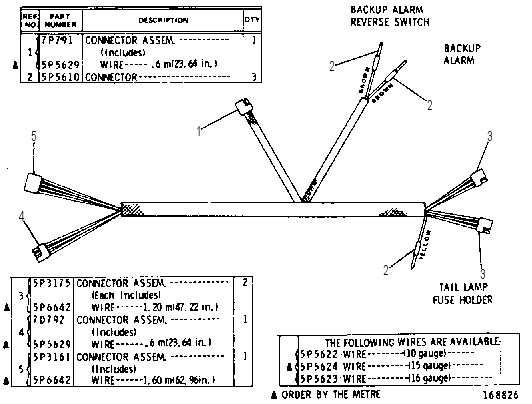 Жгут проводов 1V8666 CAT
