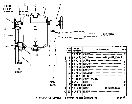 WATER SEPARATOR GROUP 2G7685 CAT