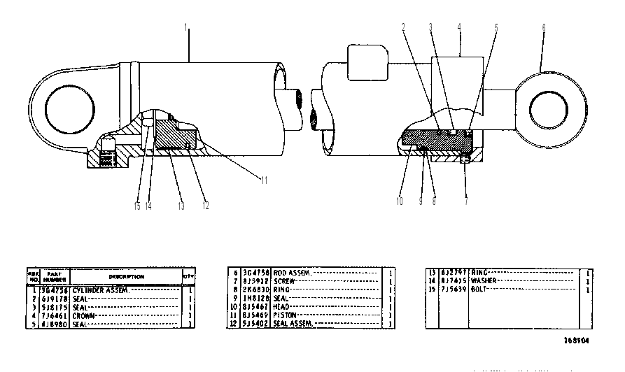 CYLINDER GP-WHEEL LEAN 3G4750 CAT