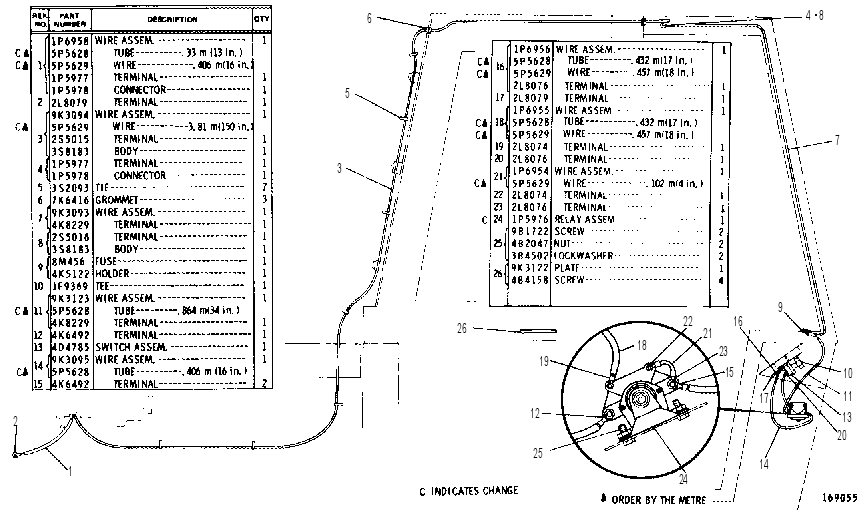 Проводка кондиционера 9K3092 CAT