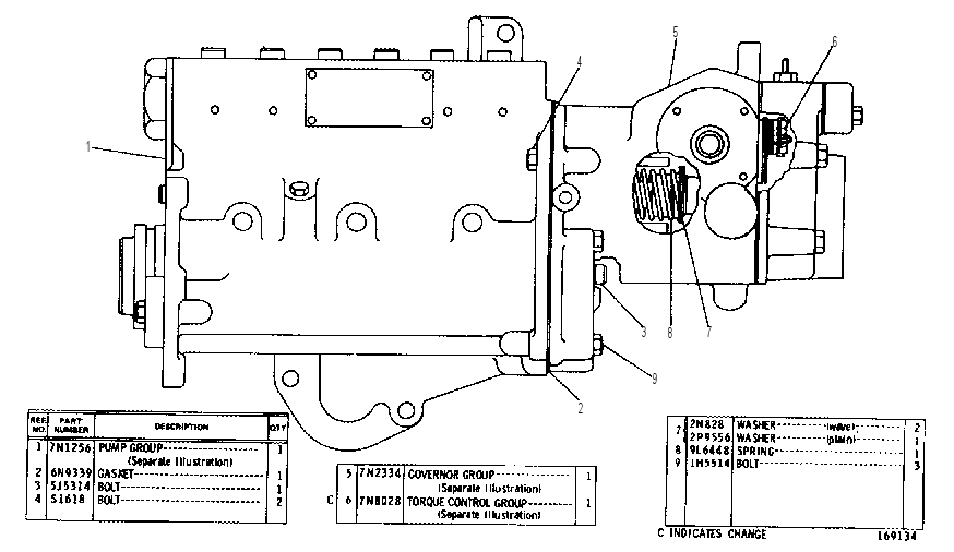 PUMP GP 7N3704 CAT
