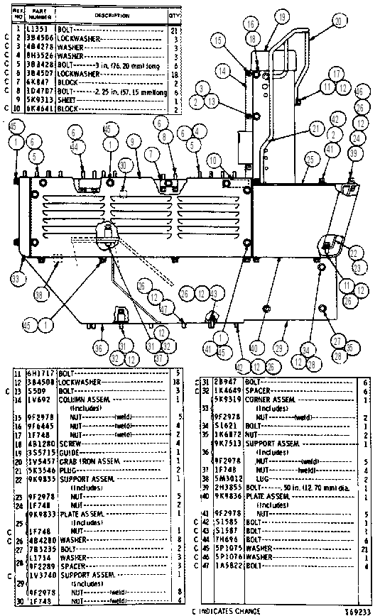 PLATFORM SUPPORT 9K7517 CAT