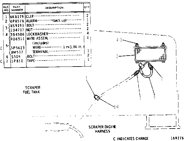 BACK-UP WARNING GROUP 2G4520 CAT