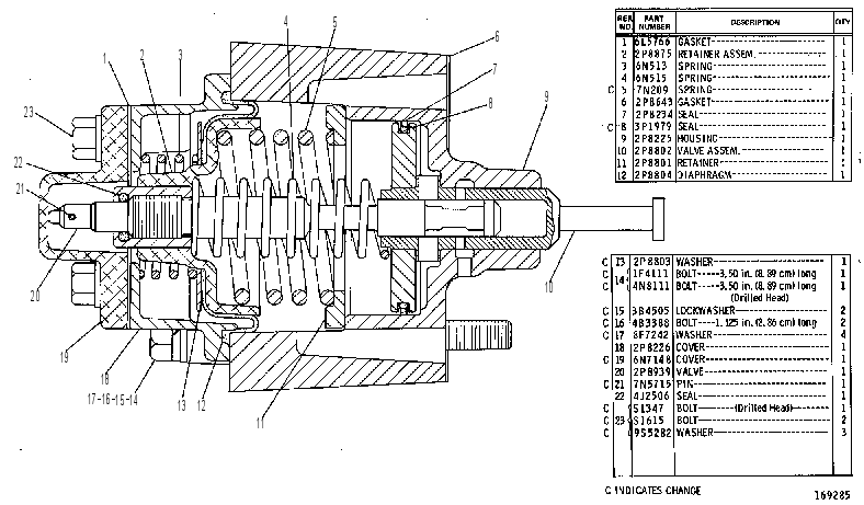 Управление топливоподачей 2P8708 CAT