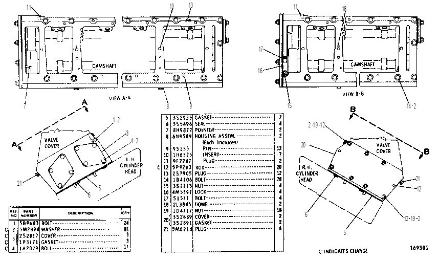 HOUSING GP-CAMSHAFT 4N7461 CAT
