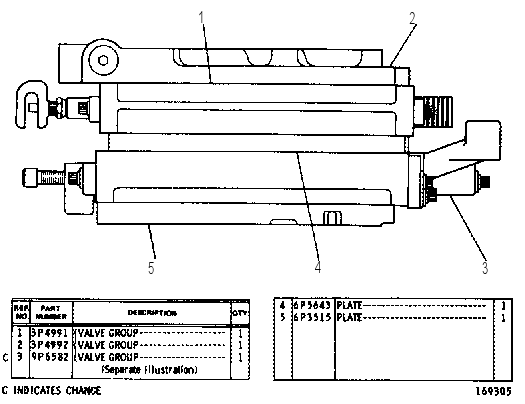 Клапан 3P5205 CAT
