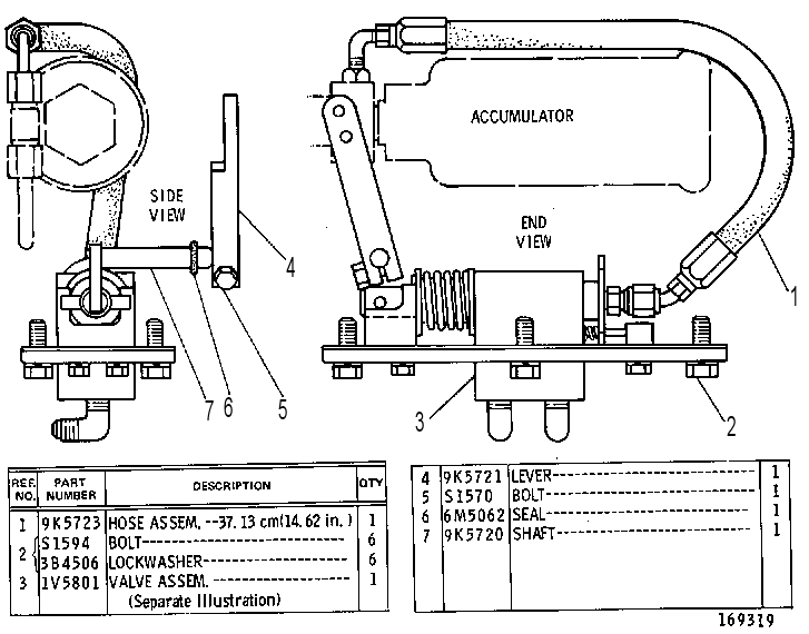 Клапан 4V7457 CAT