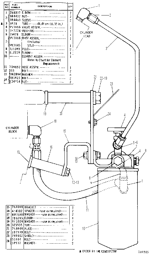 FILTER GP-COOLANT 8N0027 CAT