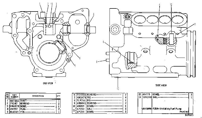 HOUSING GP-FUEL PUMP 7N4574 CAT