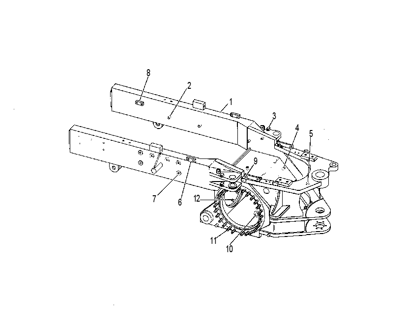 Корпус с рамой 2G9190 CAT
