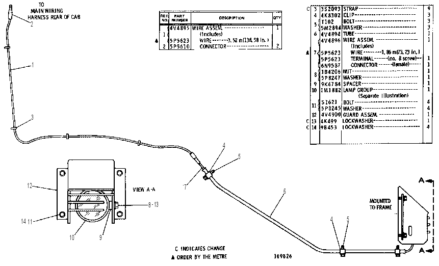 AUXILIARY LIGHTING GROUP 4V4674 CAT