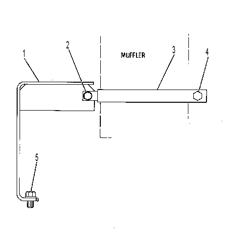 MOUNTING GP-MUFFLER 7N7618 CAT