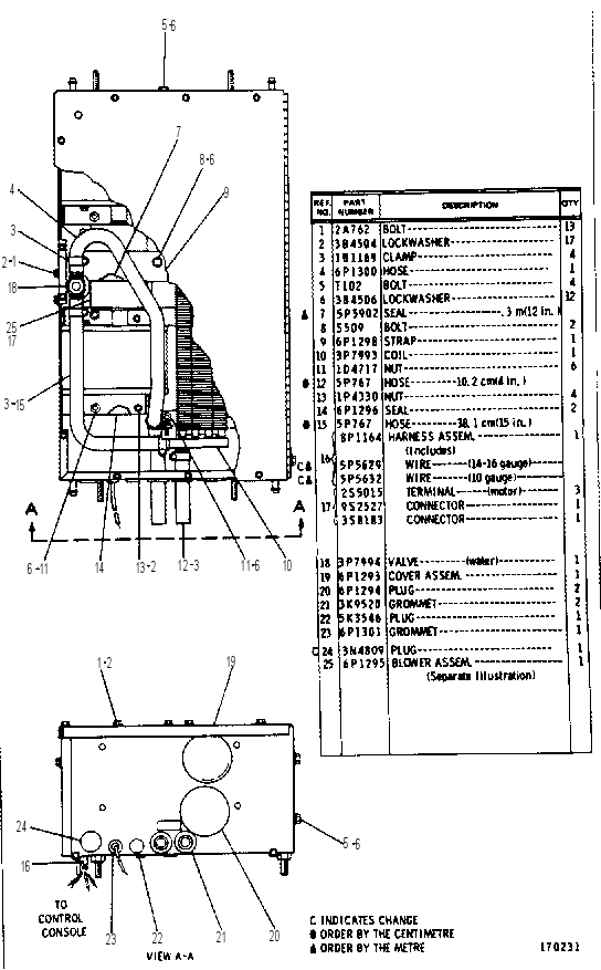 Отопитель 6P5699 CAT