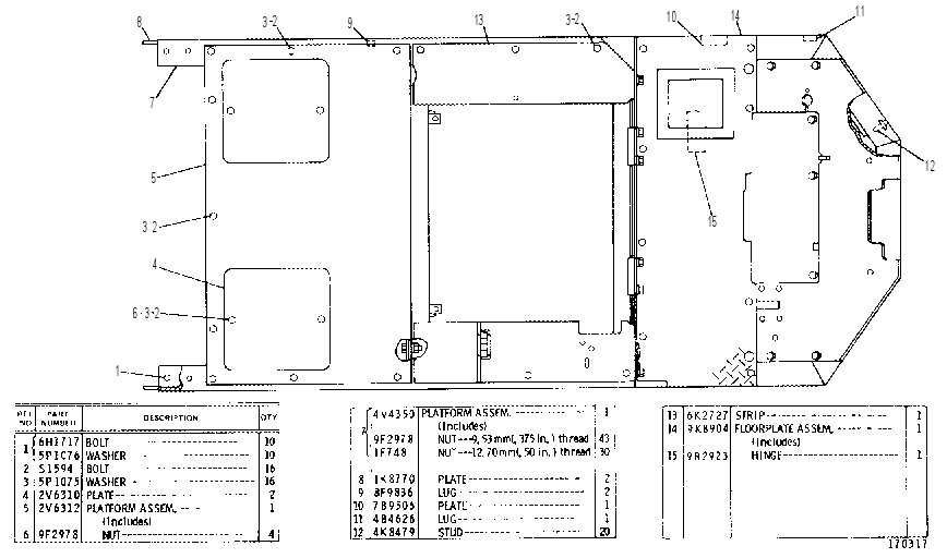OPERATOR PLATFORM GROUP 4V4351 CAT