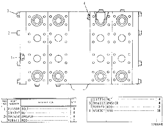 VALVE GROUP 3G2917 CAT