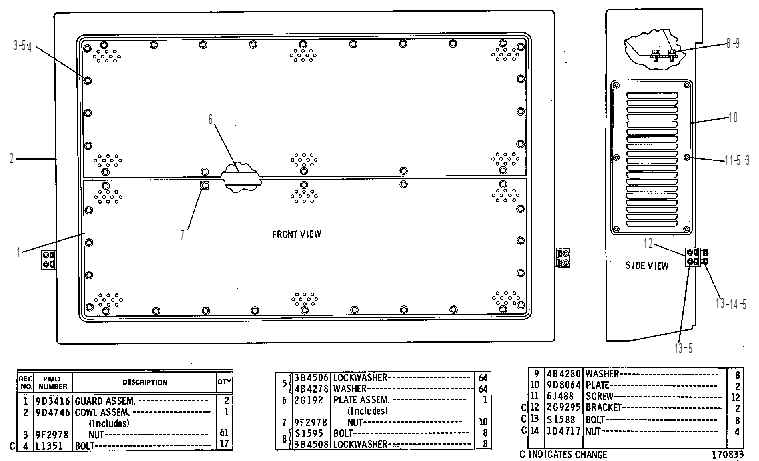 COWLING GP 9D4865 CAT