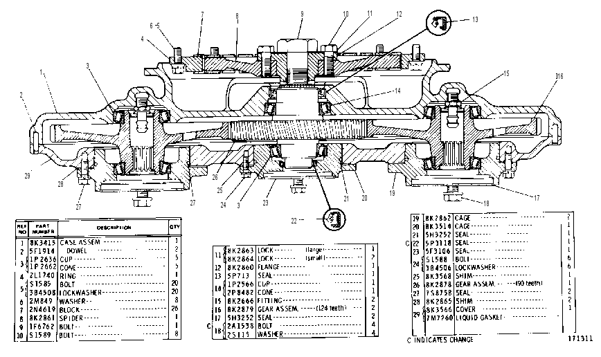 Привод насоса 8K2636 CAT