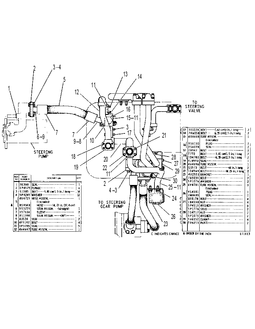 LINES GP-SUPPLEMENTAL STEERING 4V5444 CAT