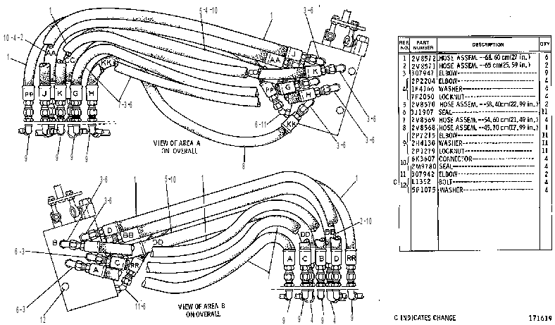 Управление гидравликой 4V5591 CAT