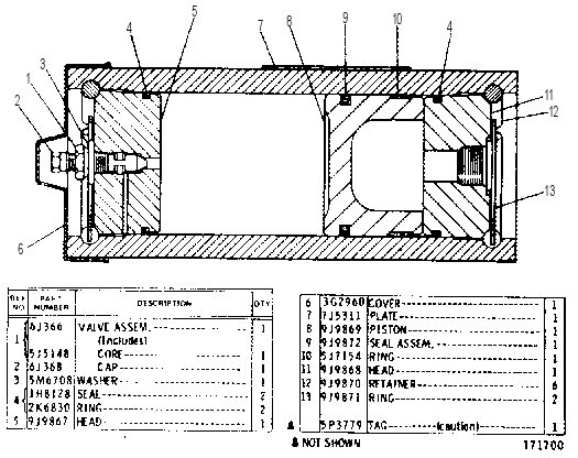 Гидроаккумулятор 3G7399 CAT