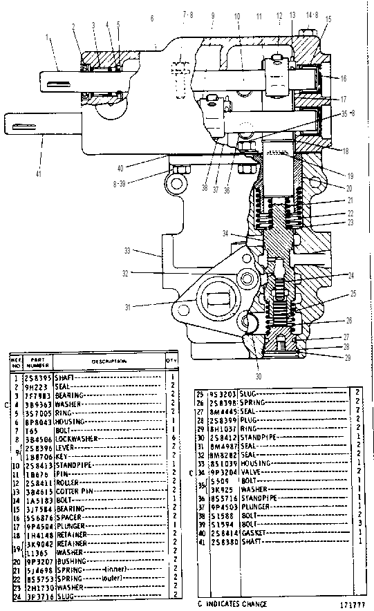 Распределительный клапан 9P3208 CAT