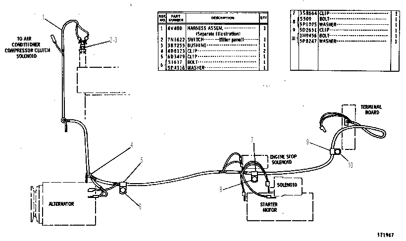 WIRING GP-ENG & TRANSMISSION 4V6810 CAT