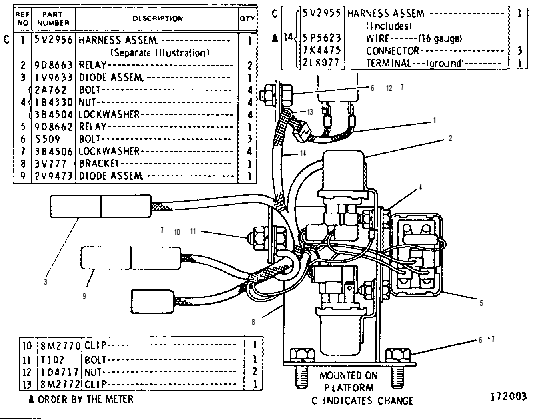 BUCKET POSITIONER AND KICKOUT GROUP 1V4858 CAT