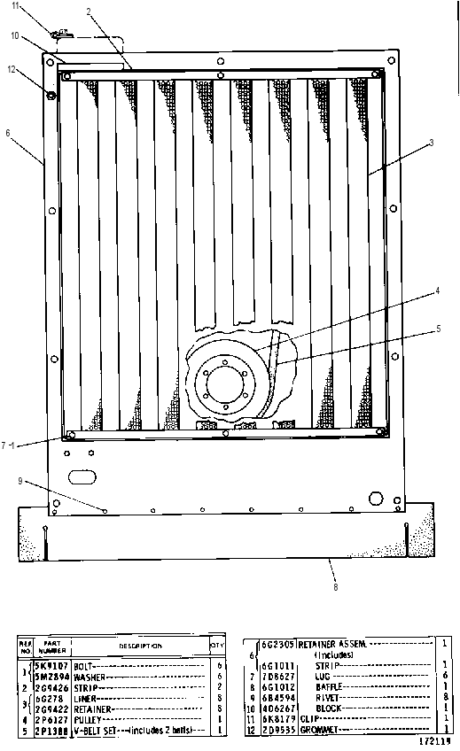 SOUND SUPPRESSION GROUP 6G2280 CAT