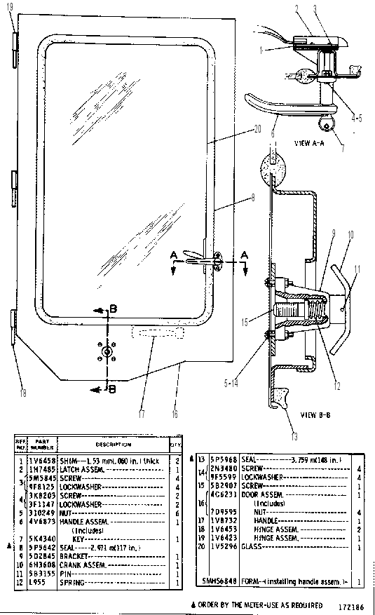 DOOR GP-RH 4V6213 CAT