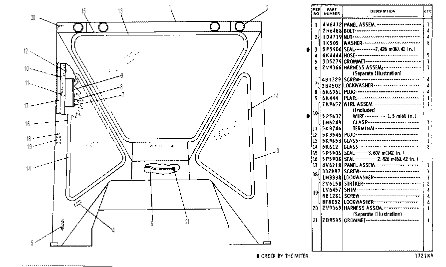 PANEL GP-FRONT 4V6233 CAT