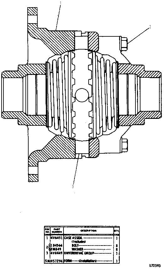 DIFFERENTIAL GROUP 4V7918 CAT