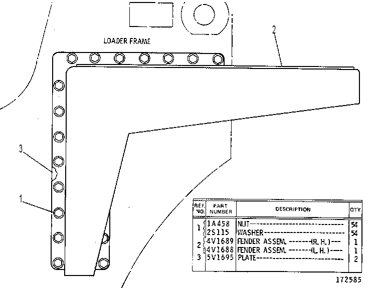 Крыло переднее 5V1707 CAT