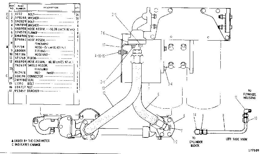 LINES GP-FILTER 6N8233 CAT