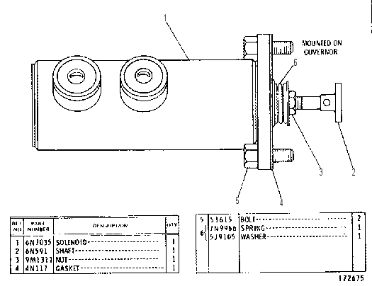 ELECTRIC SHUT-OFF GROUP 8N0601 CAT