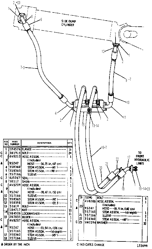 Гидравлические трубопроводы 6K1985 CAT