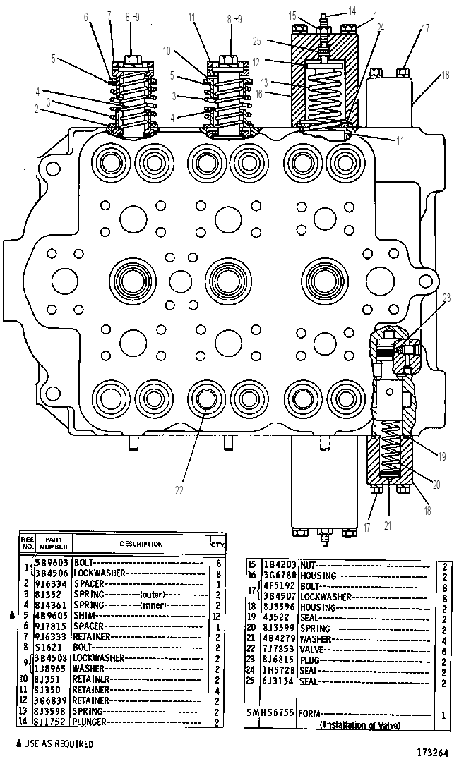 Клапан 3G8452 CAT