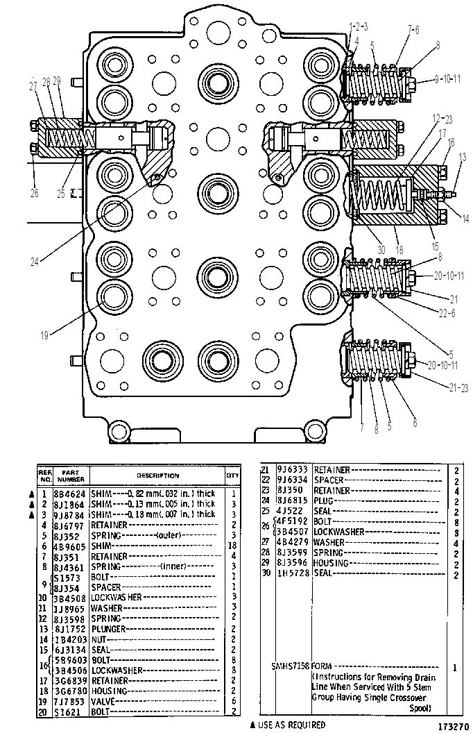 Клапан 3G8454 CAT