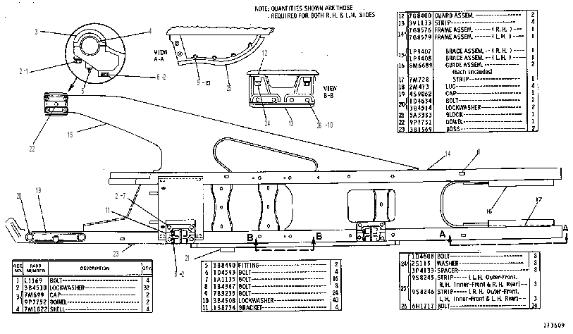 Рама опорных катков 7G8571 CAT