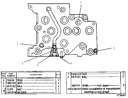 TRANSMISSION HYDRAULIC MANIFOLD GROUP 9S4350 CAT