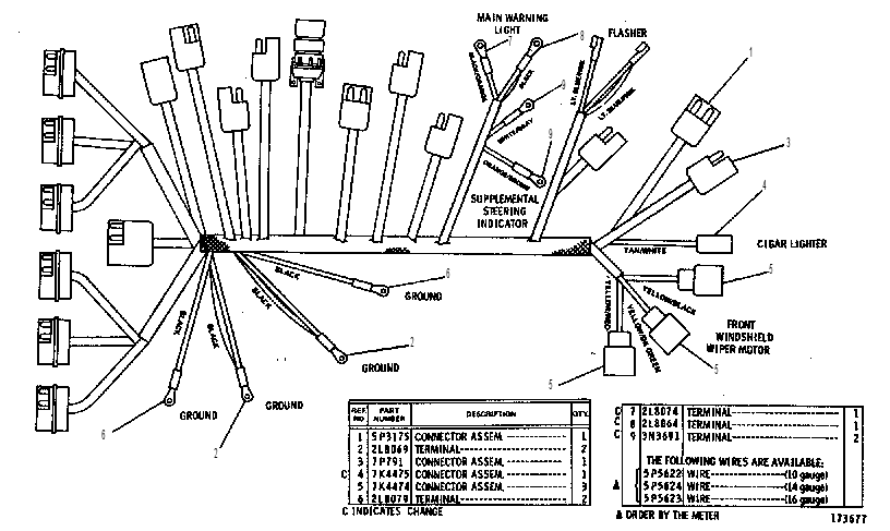 Жгут проводов площадки 4V3863 CAT