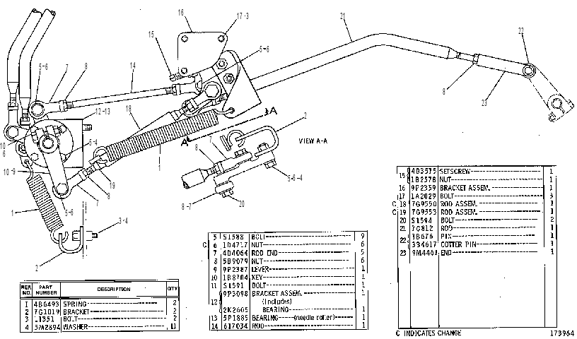 GOVERNOR AND DECELERATOR CONTROL GROUP 3P8675 CAT