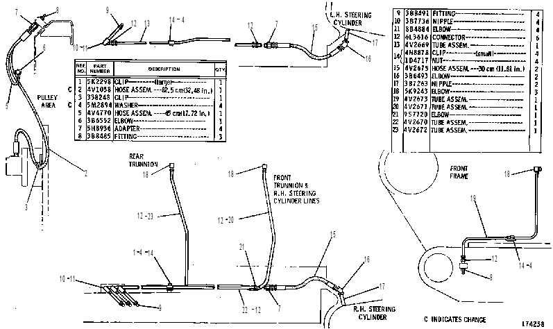 Трубопроводы смазки 2V3610 CAT