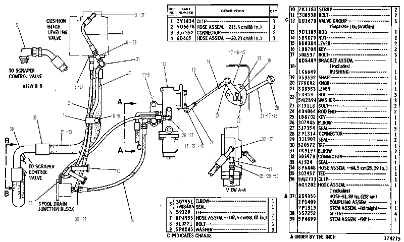CONTROL GP-CUSHION HITCH 6G2290 CAT