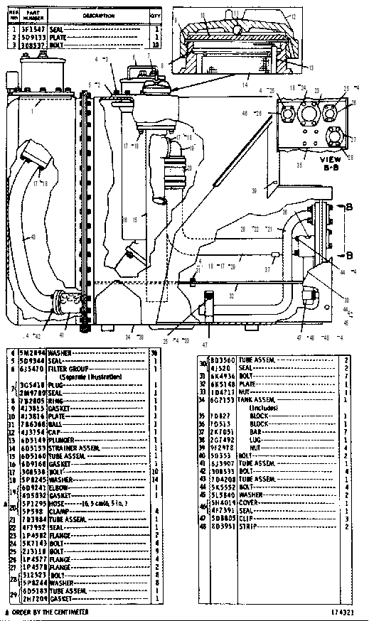 HYDRAULIC TANK GROUP 6G2100 CAT
