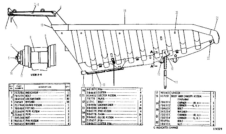 BODY GROUP 6G1140 CAT