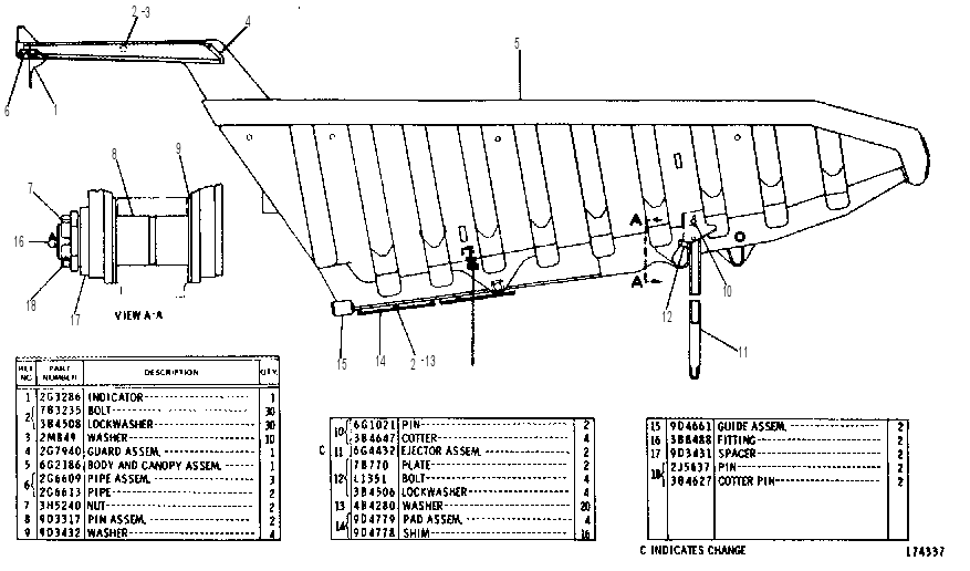 BODY GROUP 6G2185 CAT