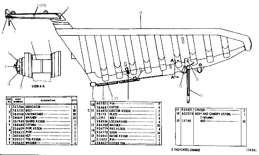 BODY GROUP 6G2360 CAT